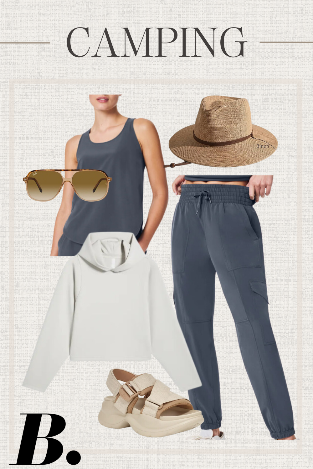 camping activewear outfits