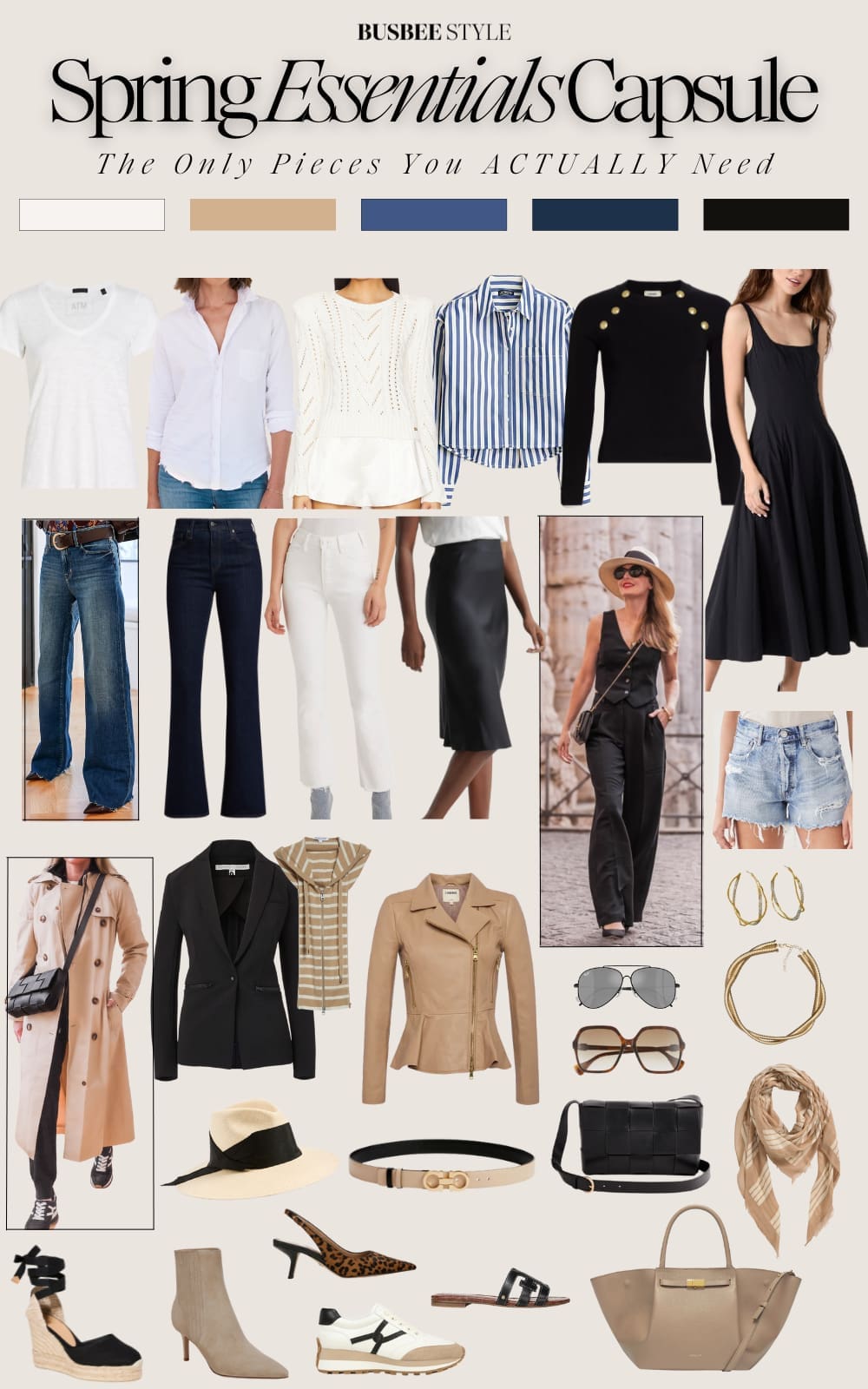 spring capsule wardrobe