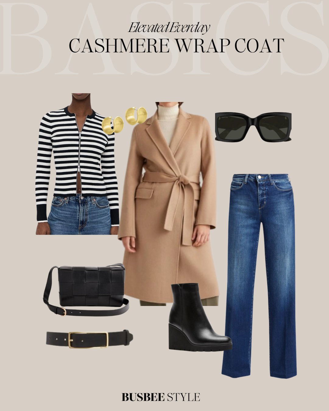 ways to style a wrap coat