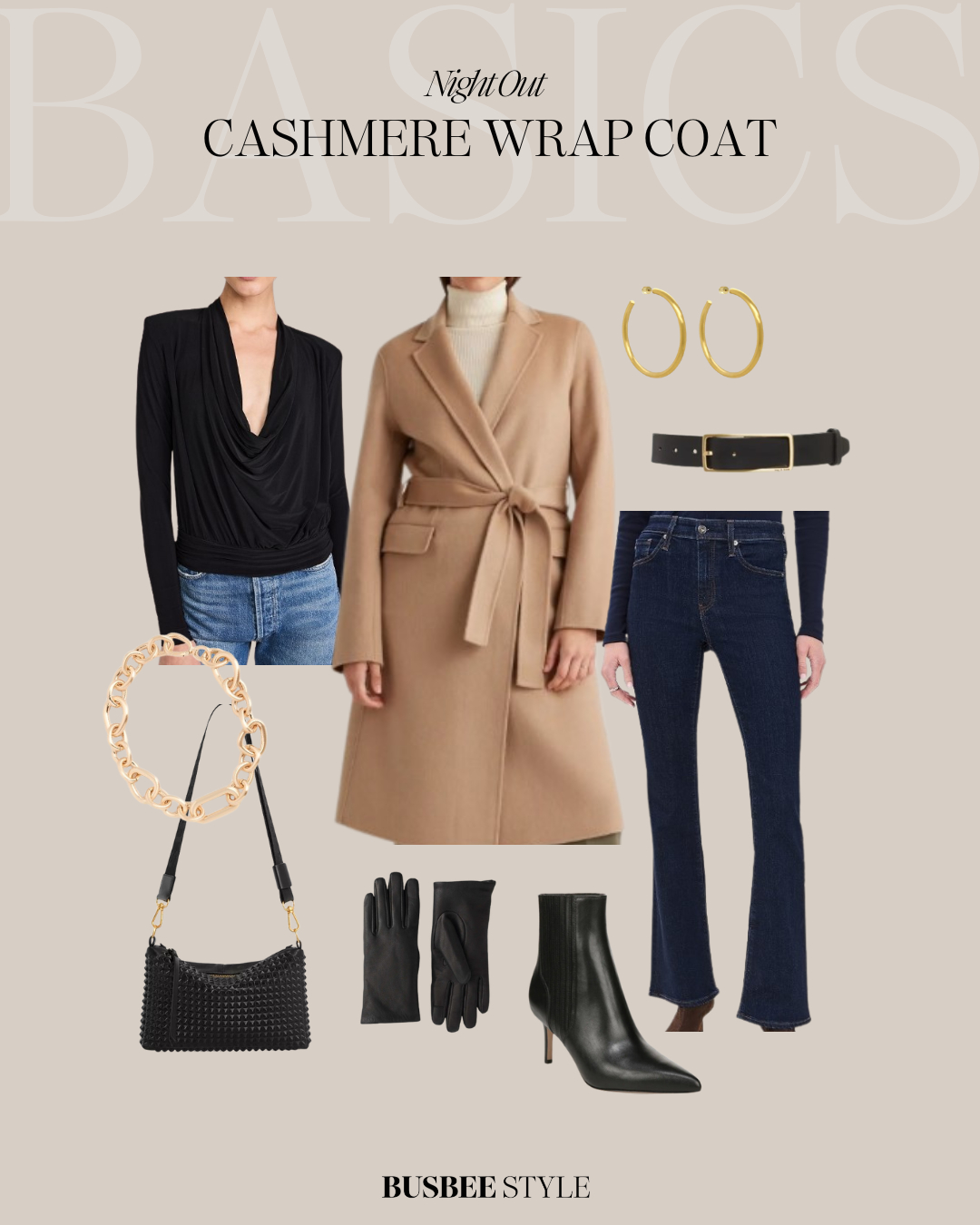 ways to style a wrap coat