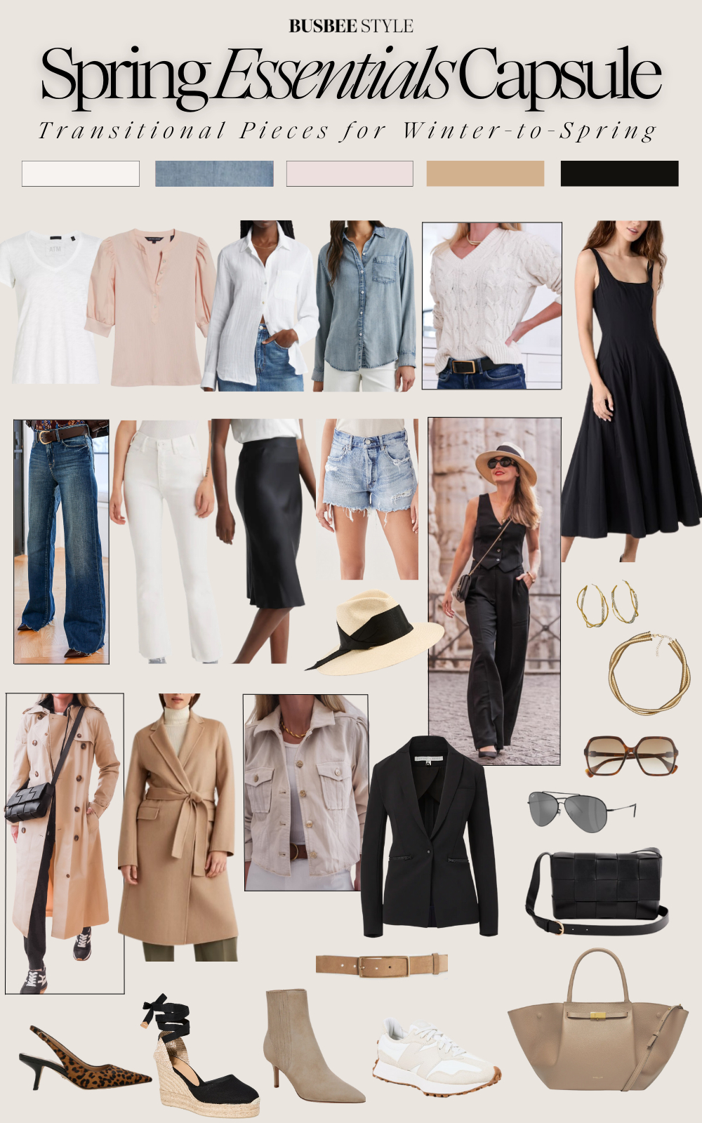 spring capsule wardrobe