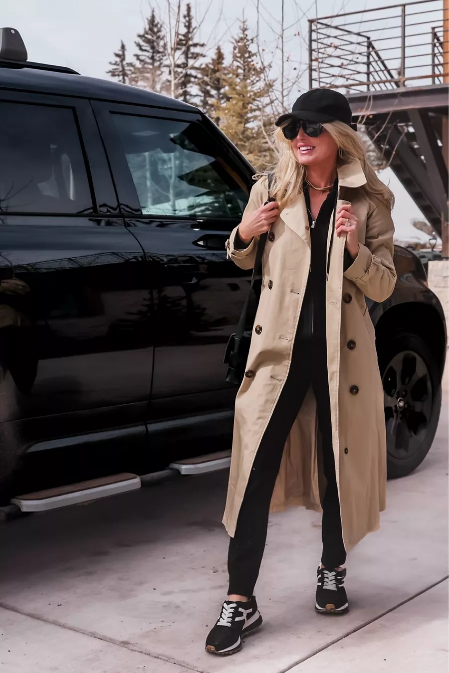 khaki trench coat, a timeless wardrobe staple