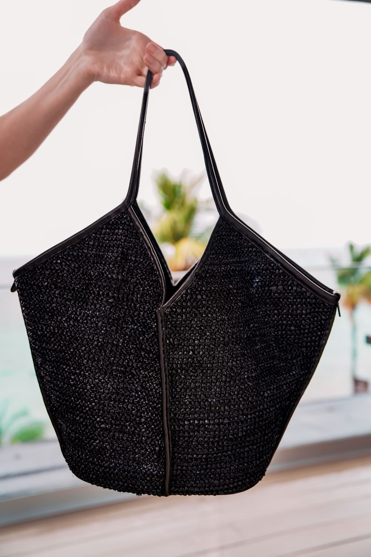 hereu raffia tote, best beach bags for travel